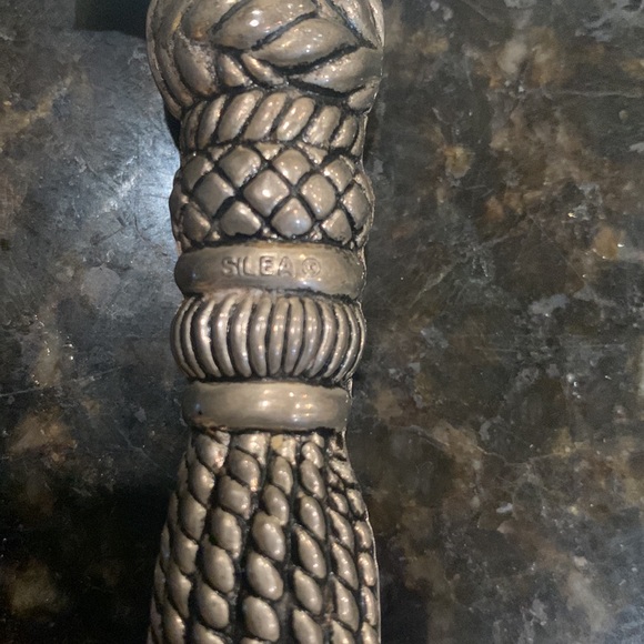 Vintage Silea Silver Carving Knife and Meat Fork Set - Picture 7 of 10